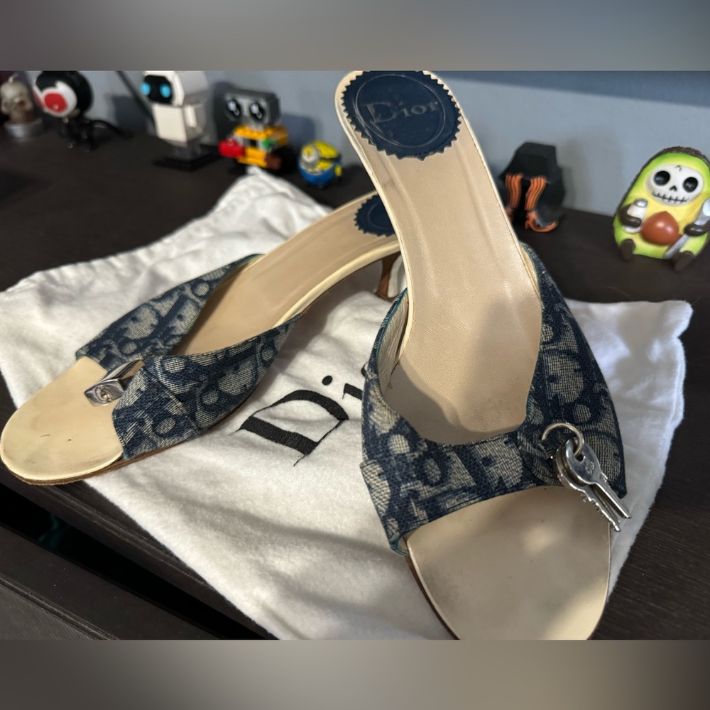 Christian Dior Jean kitten heels